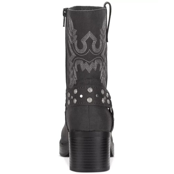 Sun + Stone Womens Norahh Moto Booties Charcoal Sz 5.5 MSRP $129 - Picture 4 of 5